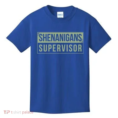 Shenanigans Supervisor Kids T-Shirt