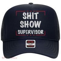 Shit Show Supervisor, Funny Dad Mom Boss Teacher Present Hat thumb 0