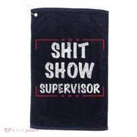 Shit Show Supervisor, Funny Dad Mom Boss Teacher Present Golf Towel thumb 0