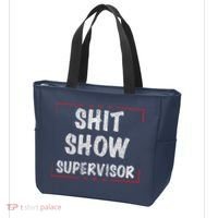 Shit Show Supervisor, Funny Dad Mom Boss Teacher Present Tote Bag thumb 3