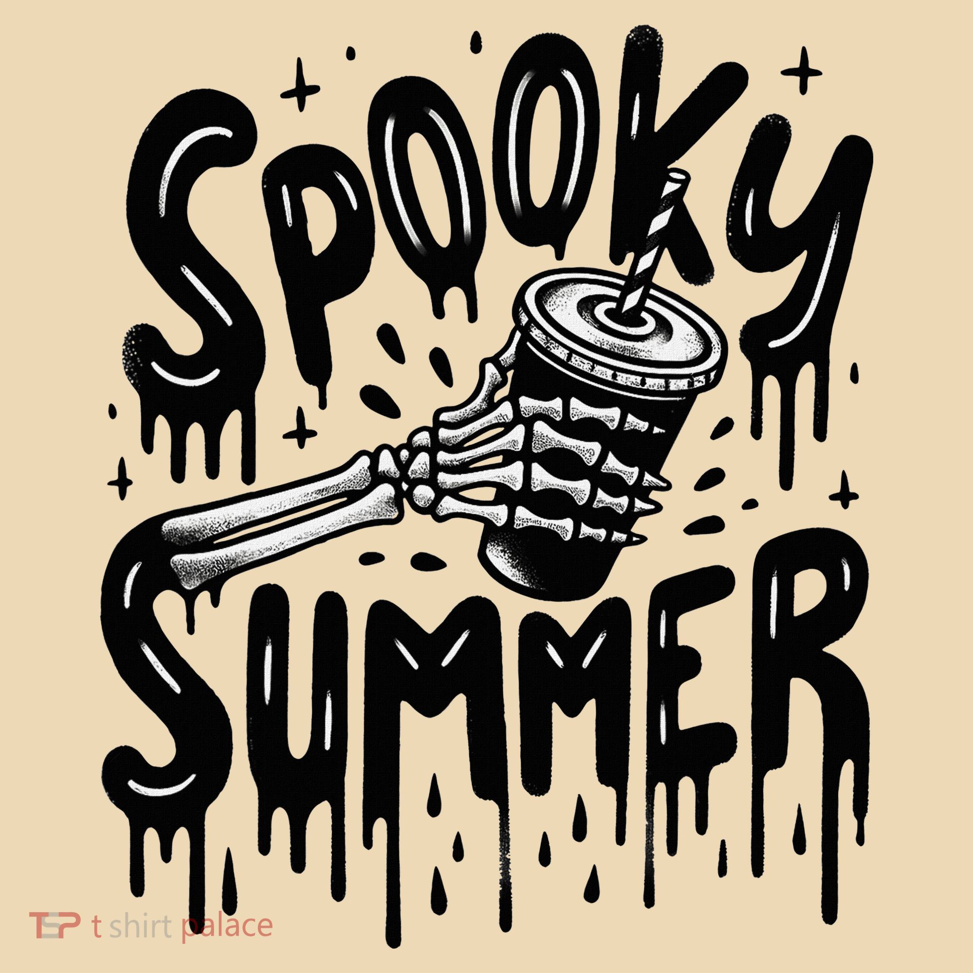 Summerween Spooky Summer Skeleton With Iced Coffee Tote Bag