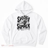 Summerween Spooky Summer Skeleton With Iced Coffee Hoodie thumb 0