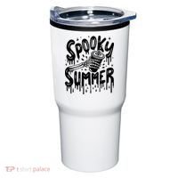 Summerween Spooky Summer Skeleton With Iced Coffee Tumbler thumb 0