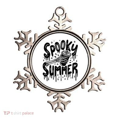 Summerween Spooky Summer Skeleton With Iced Coffee Ornament