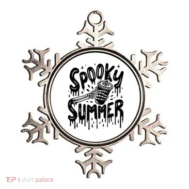 Summerween Spooky Summer Skeleton With Iced Coffee Ornament