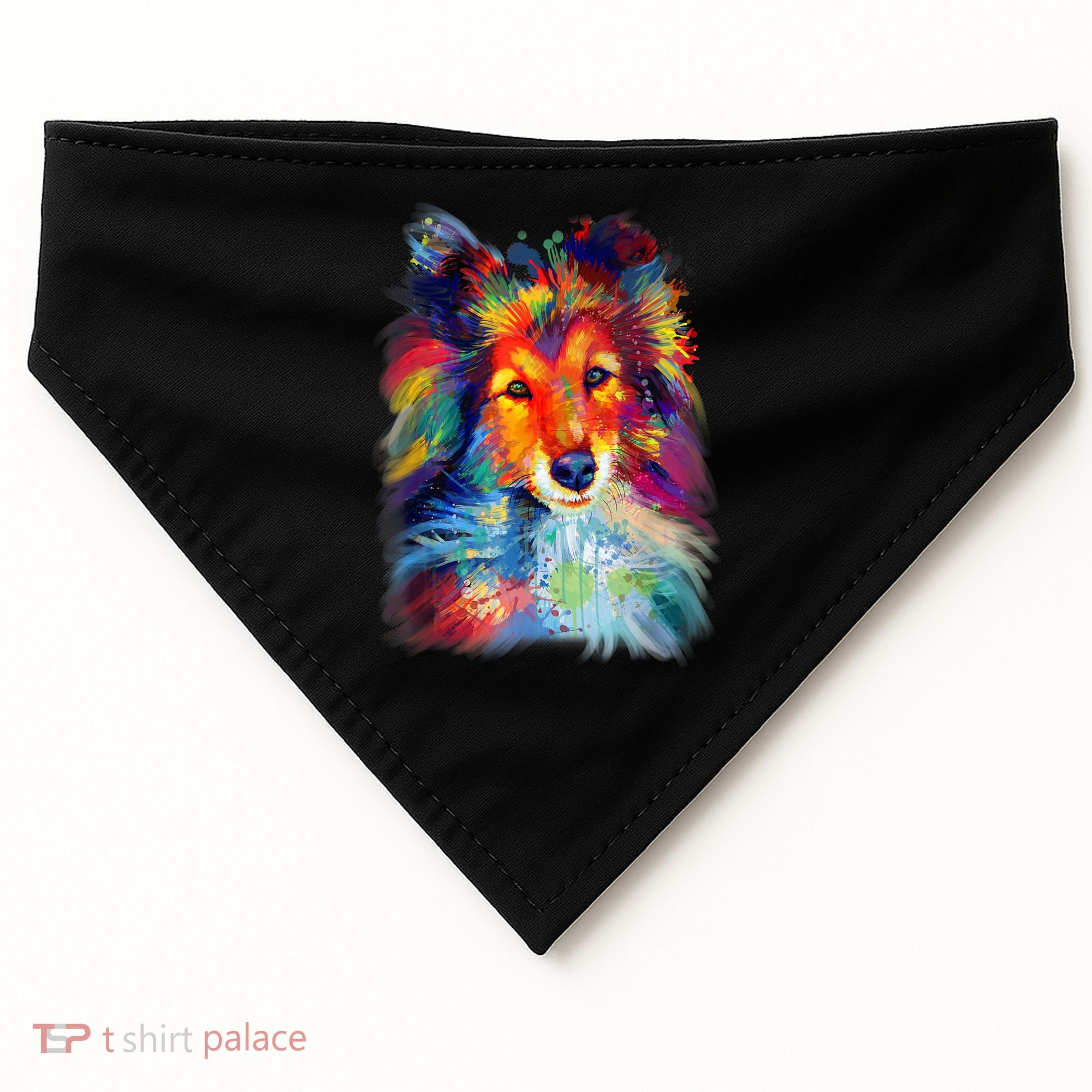 Sheltie Shetland Sheepdog For A Sheltie Mom USA-Made Doggie Bandana