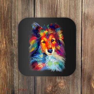 Sheltie Shetland Sheepdog For A Sheltie Mom Coaster