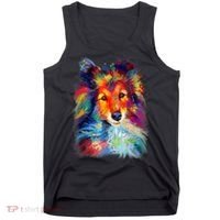 Sheltie Shetland Sheepdog For A Sheltie Mom Tank Top thumb 0