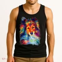 Sheltie Shetland Sheepdog For A Sheltie Mom Tank Top thumb 3