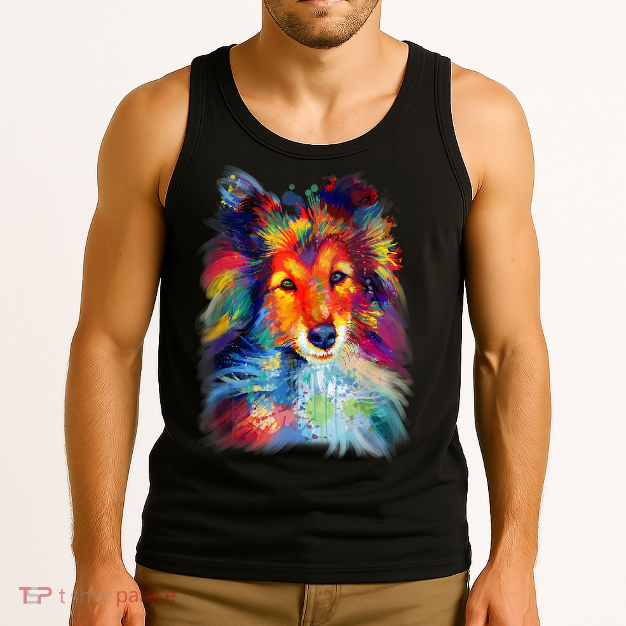 Sheltie Shetland Sheepdog For A Sheltie Mom Tank Top
