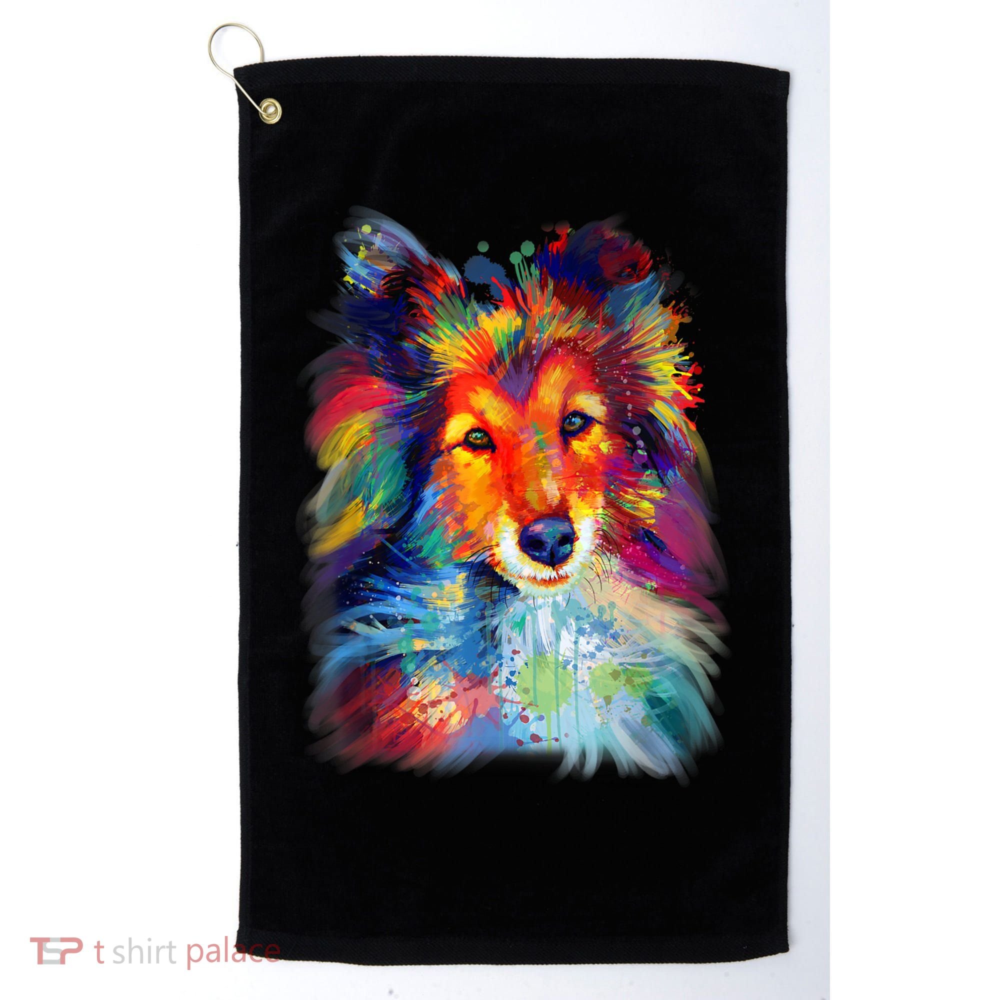 Sheltie Shetland Sheepdog For A Sheltie Mom Golf Towel