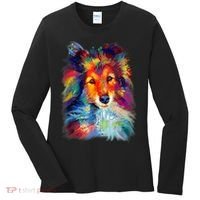 Sheltie Shetland Sheepdog For A Sheltie Mom Women's Long Sleeve Shirt thumb 0