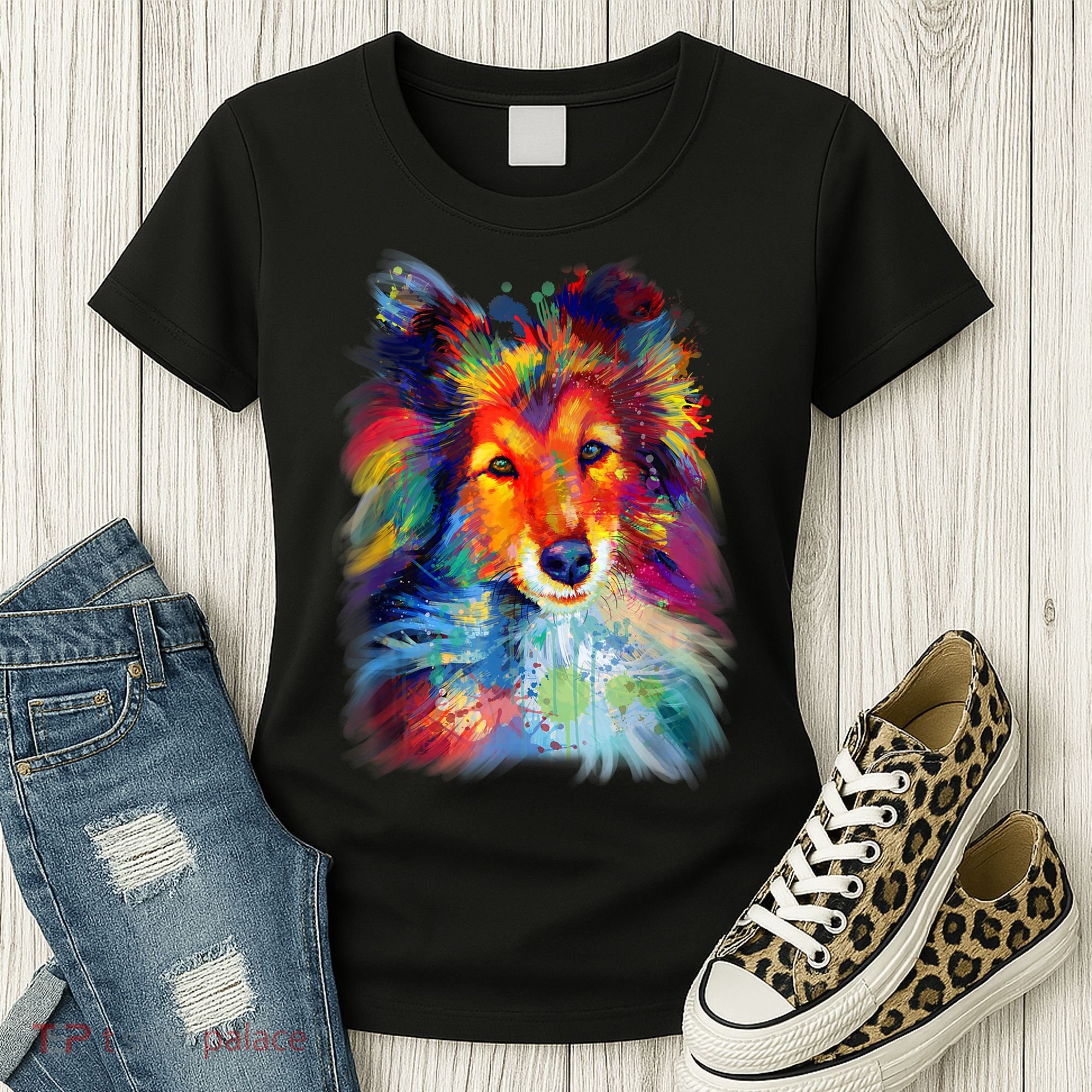 Sheltie Shetland Sheepdog For A Sheltie Mom Women's T-Shirt