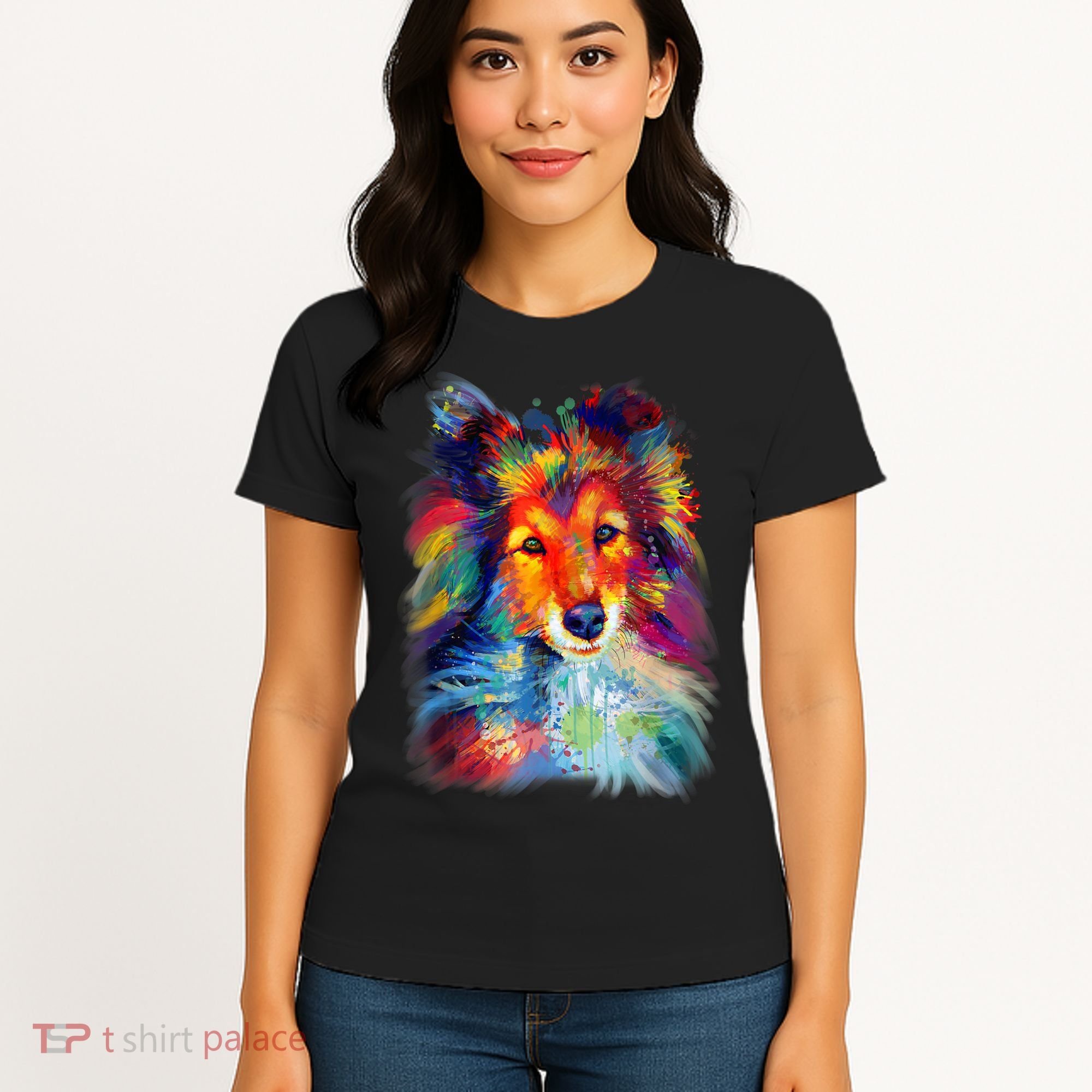 Sheltie Shetland Sheepdog For A Sheltie Mom Women's T-Shirt