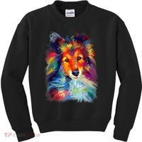 Sheltie Shetland Sheepdog For A Sheltie Mom Kids Sweatshirt thumb 0