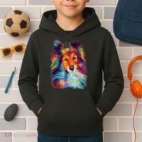 Sheltie Shetland Sheepdog For A Sheltie Mom Kids Hoodie thumb 2