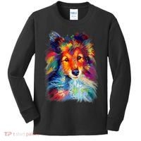 Sheltie Shetland Sheepdog For A Sheltie Mom Kids Long Sleeve Shirt thumb 0