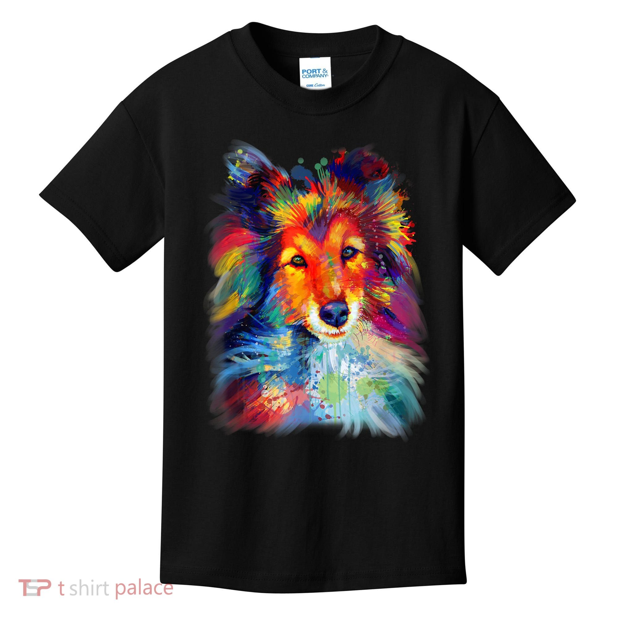 Sheltie Shetland Sheepdog For A Sheltie Mom Kids T-Shirt