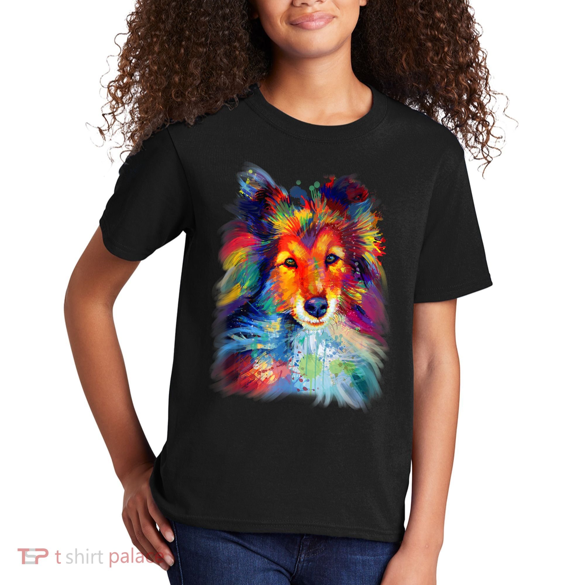 Sheltie Shetland Sheepdog For A Sheltie Mom Kids T-Shirt