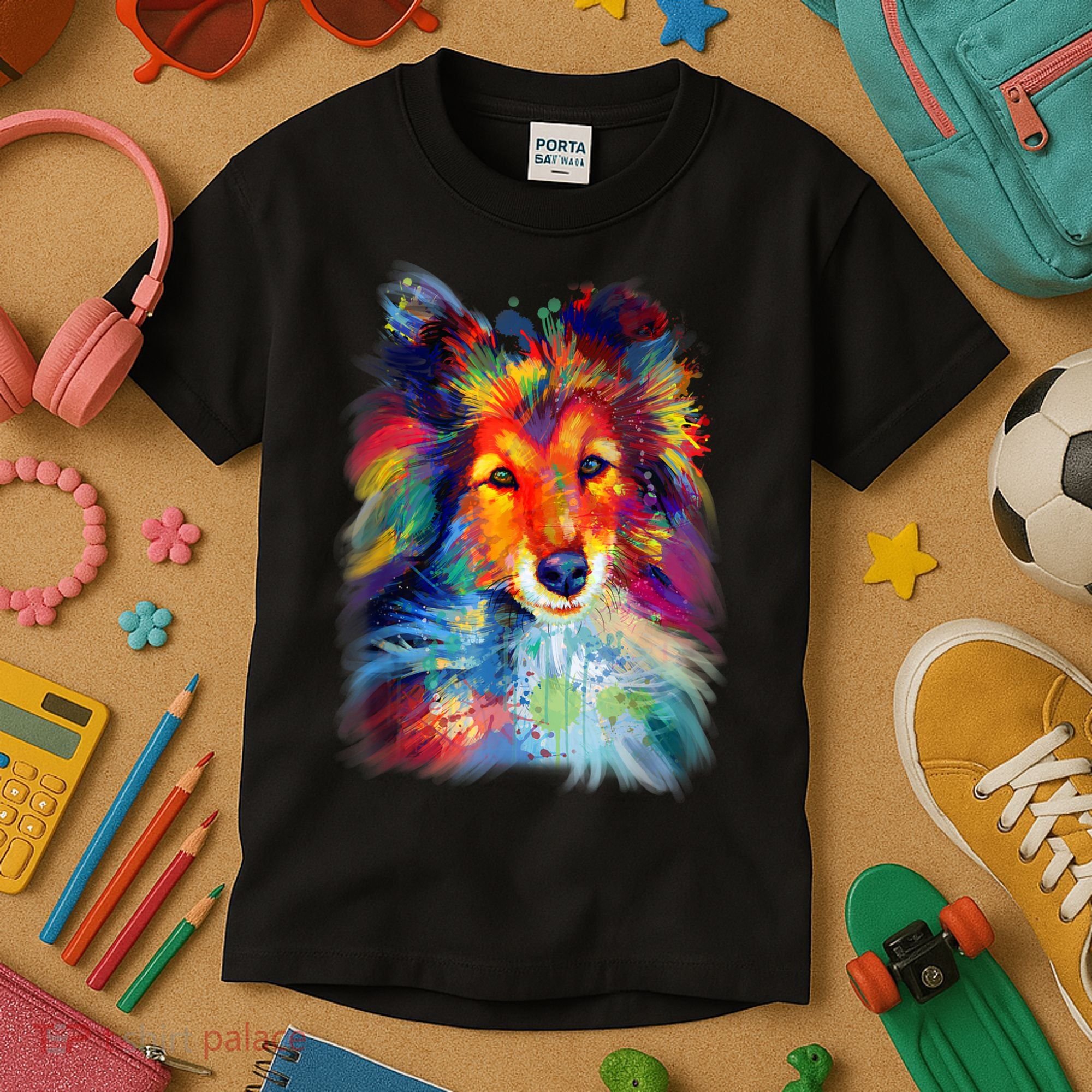 Sheltie Shetland Sheepdog For A Sheltie Mom Kids T-Shirt