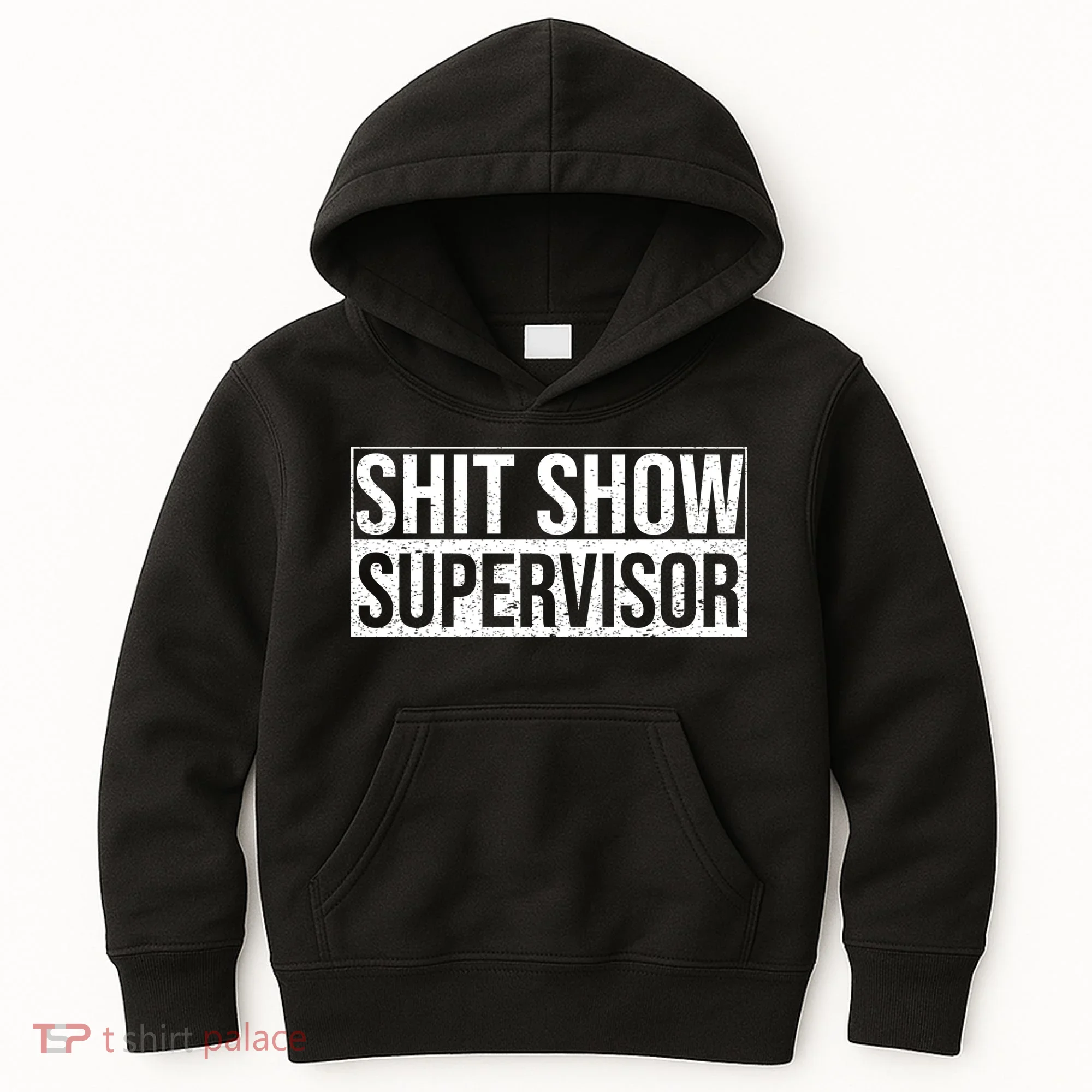 Shit Show Supervisor Hilarious Vintage Kids Hoodie