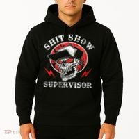 Shit Show Supervisor Skull Hoodie thumb 2