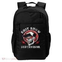 Shit Show Supervisor Skull Backpack thumb 0