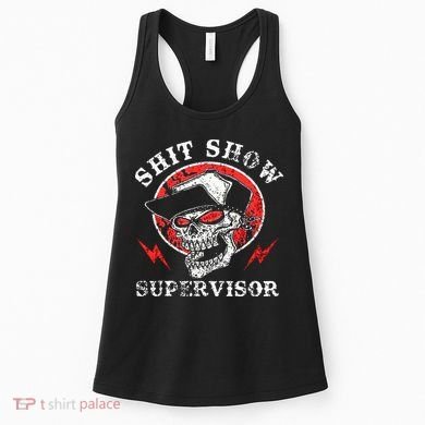 Shit Show Supervisor Skull Women's Tank Top
