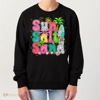 Sun Salt Sand Coquette Bow Palm Summer Vibes Beach Trip Women's Sweatshirt thumb 0