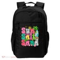 Sun Salt Sand Coquette Bow Palm Summer Vibes Beach Trip Backpack thumb 0