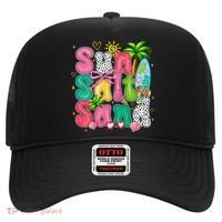 Sun Salt Sand Coquette Bow Palm Summer Vibes Beach Trip Hat thumb 0