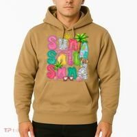 Sun Salt Sand Coquette Bow Palm Summer Vibes Beach Trip Hoodie thumb 2