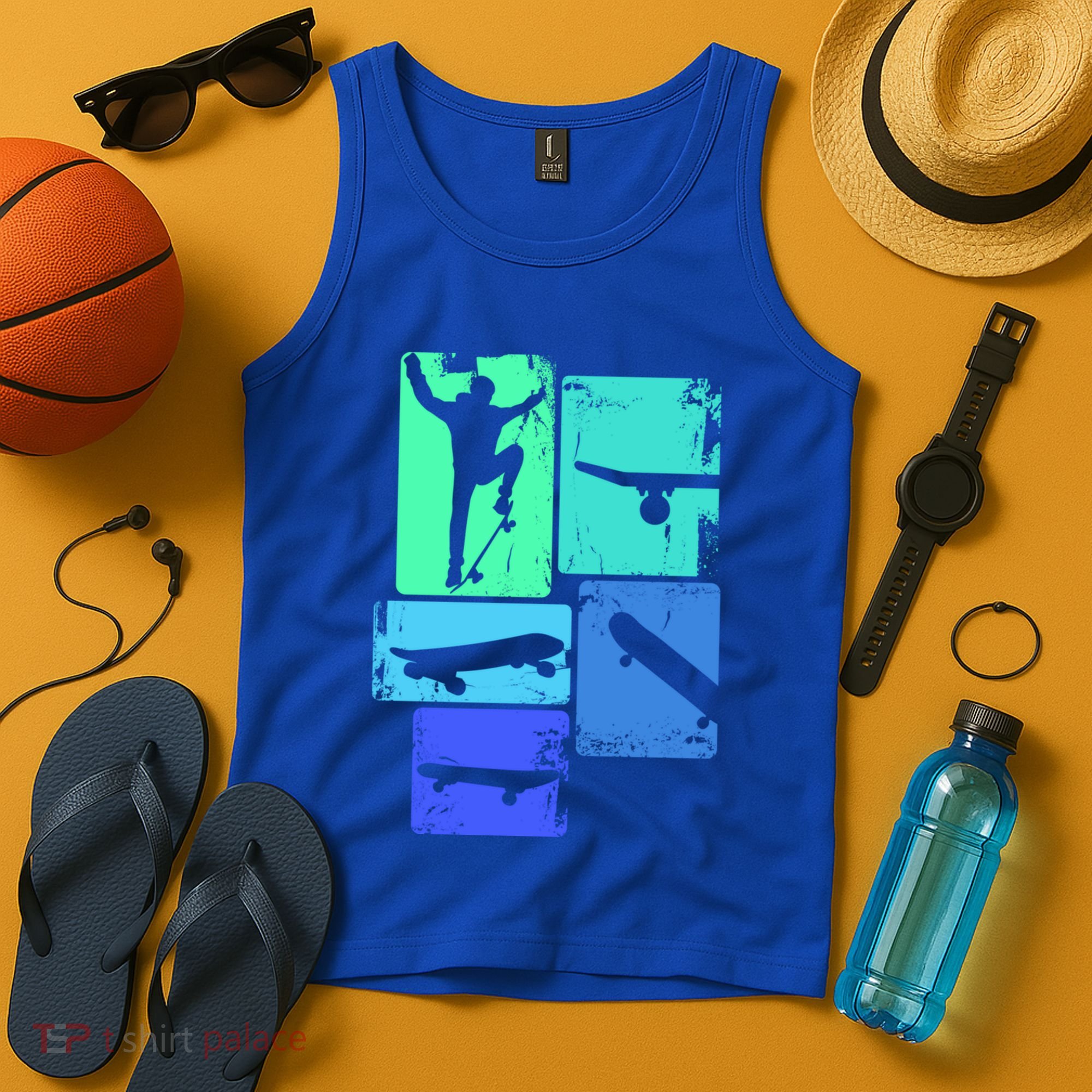 Skater Skateboarder Skateboard Gift Tank Top