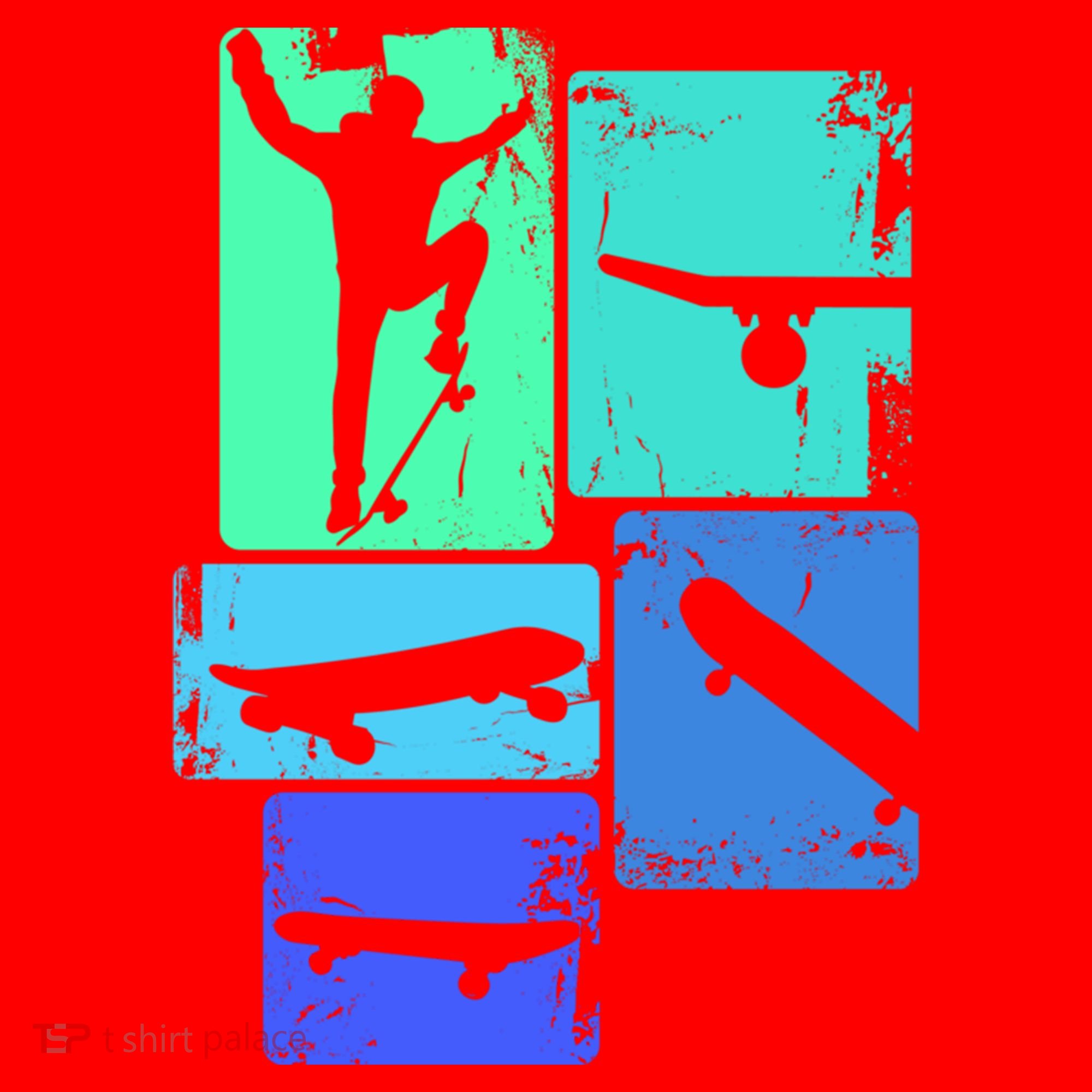 Skater Skateboarder Skateboard Gift Santa Hat