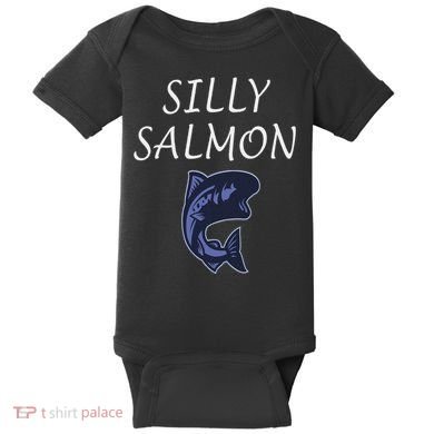 Silly Salmon Baby Bodysuit