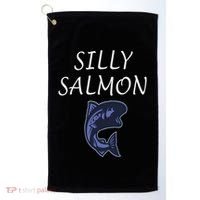 Silly Salmon Golf Towel thumb 0