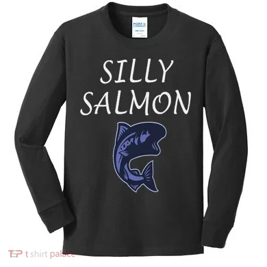 Silly Salmon Kids Long Sleeve Shirt
