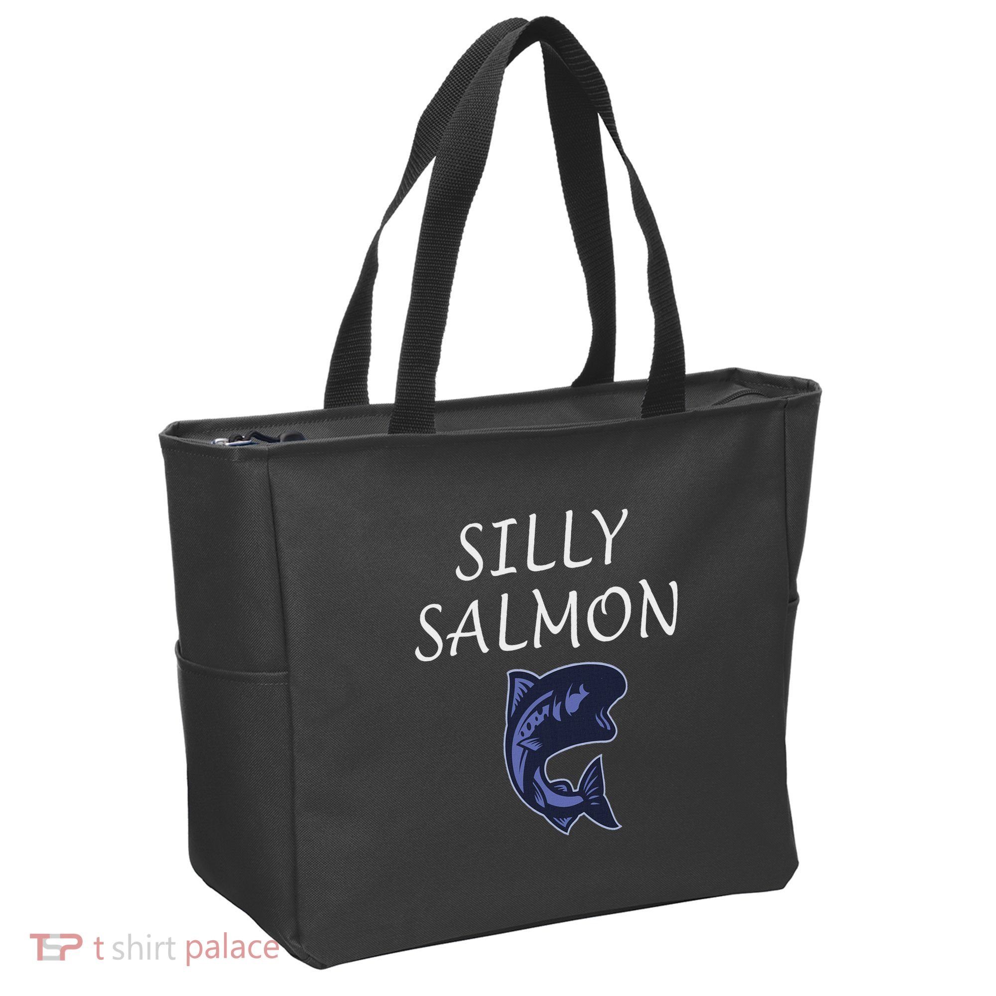 Silly Salmon Tote Bag