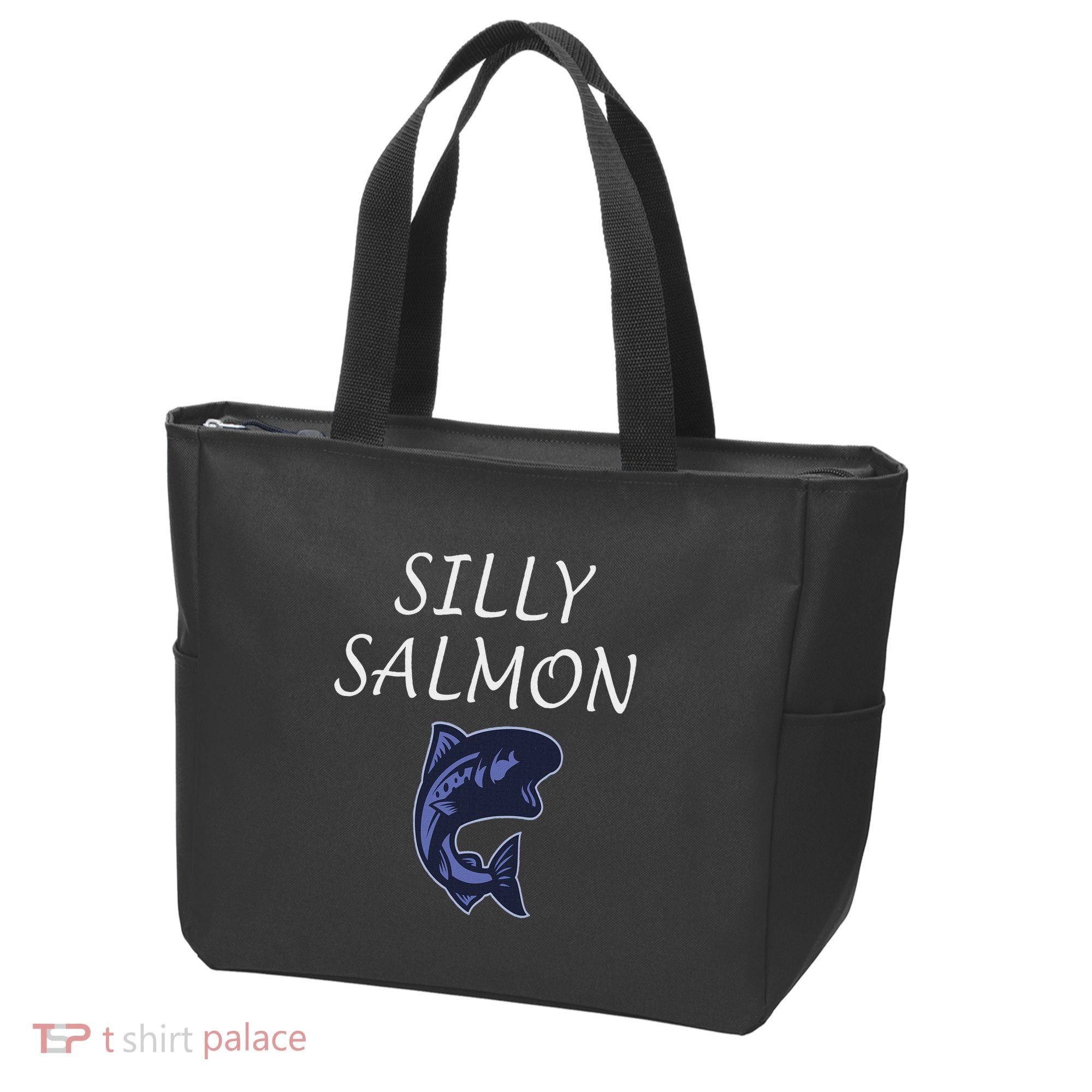 Silly Salmon Tote Bag