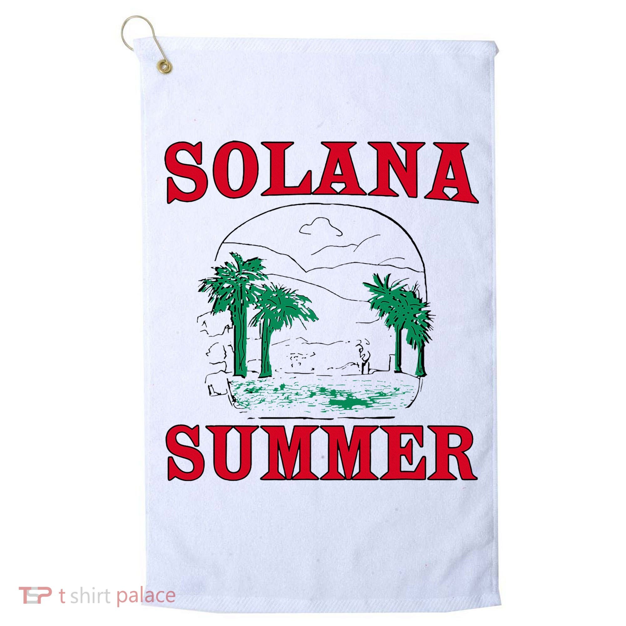 Solana Summer Golf Towel