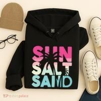 Sun Sand Salt Beach Hoodie thumb 4