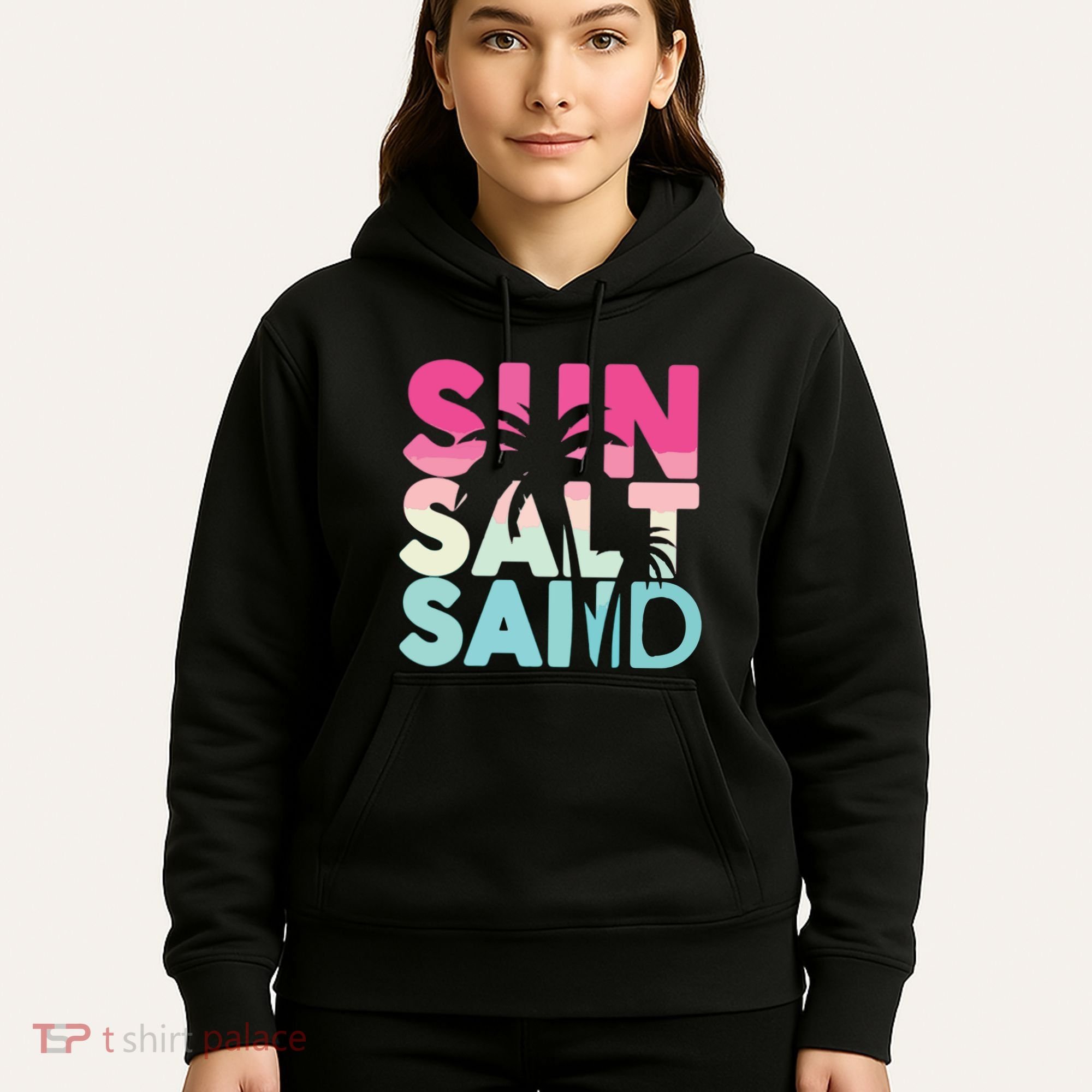 Sun Sand Salt Beach Hoodie