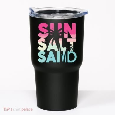 Sun Sand Salt Beach Tumbler