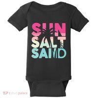 Sun Sand Salt Beach Baby Bodysuit thumb 0
