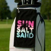 Sun Sand Salt Beach Golf Towel thumb 2
