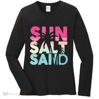 Sun Sand Salt Beach Women's Long Sleeve Shirt thumb 0
