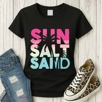 Sun Sand Salt Beach Women's T-Shirt thumb 3