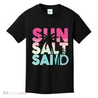 Sun Sand Salt Beach Kids T-Shirt thumb 0