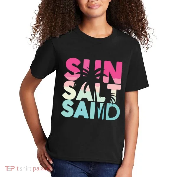 Sun Sand Salt Beach Kids T-Shirt