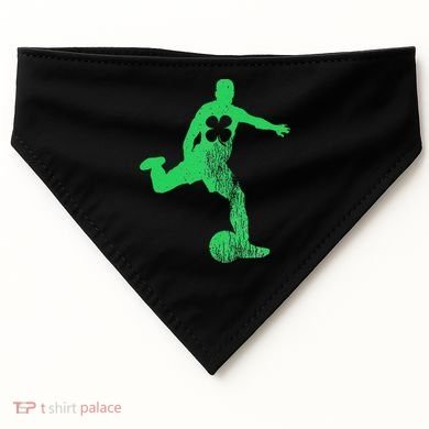 Soccer Shamrock St. Patrick's Day Irish Saint Paddy'ss USA-Made Doggie Bandana